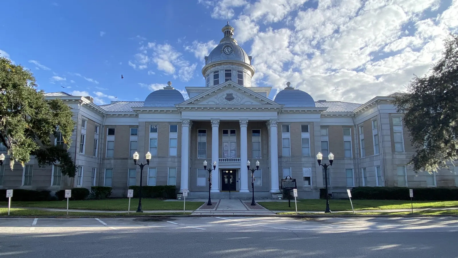 The historic Polk County Courthouse in Bartow, Florida